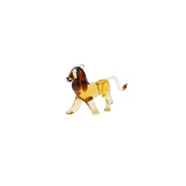 CGB Giftware | Glass Lion Figurine | Yellow | Gift Boxed | Collectable Ornament | Decorative | Home Accessory | Gift For All | Artisan Range | GB06858