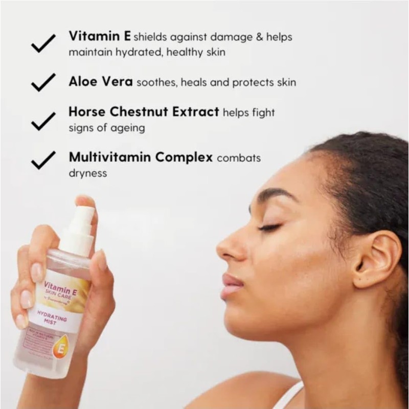 Twin Pack SuperDrug Vitamin E Skin Care Hydrating Facial Mist