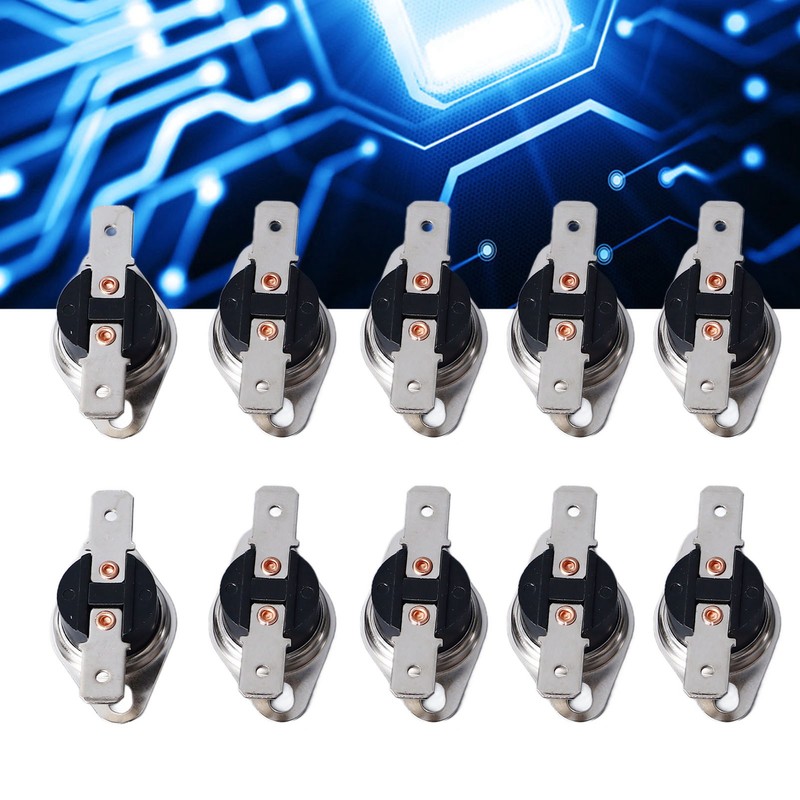 10Pcs Thermal Control Switch Normally Closed NC Temp Controller 100