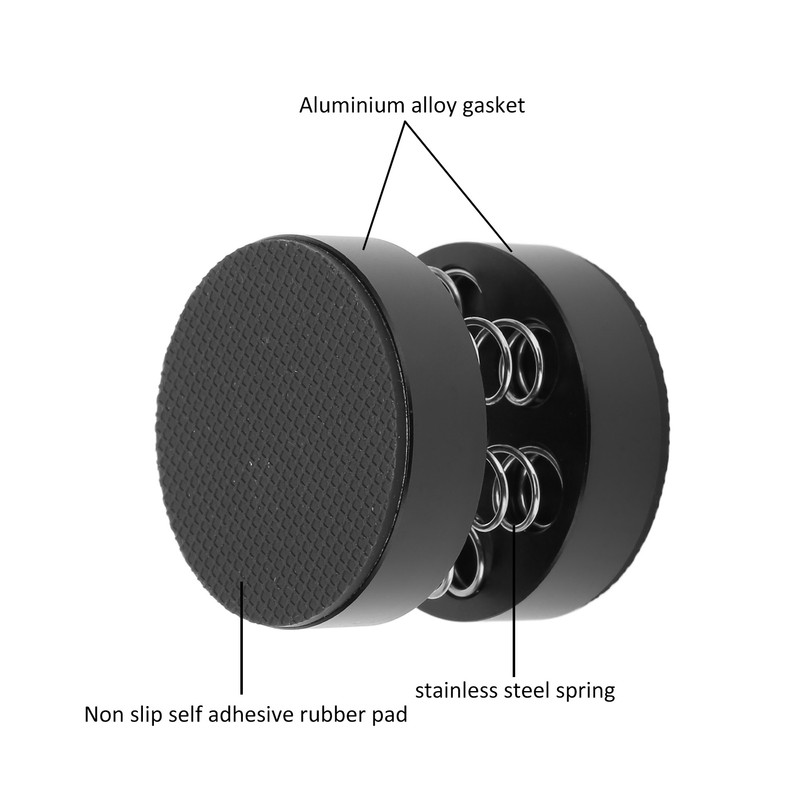 4Pcs Aluminum Spring Speakers Spikes Isolation Stand Shock Absorption Bearing