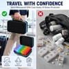 Monthly Pill Box Organiser 3 Times a Day with Hard