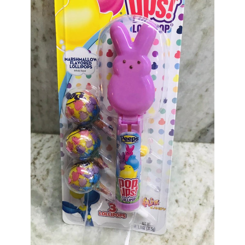 Peeps Easter Peeps Pop Ups Marshmallow Flavored Lollipops.1.11
