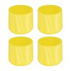 Rebower 4 Pack Screw Thread Protector Cover Rubber End Caps,