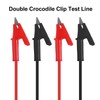 UMLIFE 6PCS Dual-Ended Alligator Clip Test Leads,15A Test Lead Wire