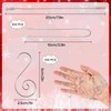 KATELUO Hooks for Christmas Baubles, Christmas Tree Baubles Hooks, 100