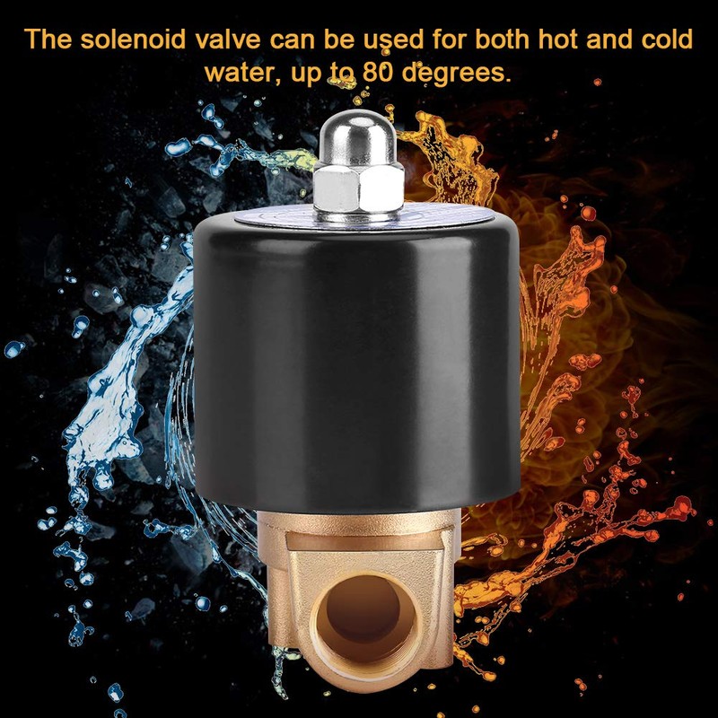'Electrical 220 V DN10 3/8 Normally Closed Solenoid Valve Water
