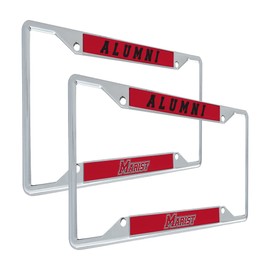 Desert Cactus Marist College Car Accessories Metal License Plate Frame for Front or Rear of Car (Alumni 2 Pack)