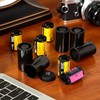 35mm Caliber Plastic Film Canisters -20pc (Black)