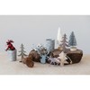 Creative Co-Op Candle Garden Kit with Votives, Ornaments, Pinecones, Bottle