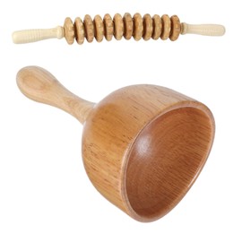 Mikinona Ergonomic Wooden Massager 1 Set of Guasha Tools Body Scraing Athlete Foot Supplies