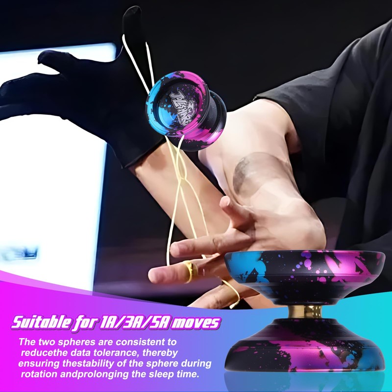 JOLESHARE Professional Yoyo X4 - Unresponsive for Pros & Responsive