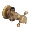 Angle Valve Vintage Style Brass High Hardness Good Sealing Cold