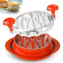 Chicken Shredder with Tray – Fast & Easy Meat Shredder for Pulled Chicken, Pork or Beef – BPA-Free, Anti-Slip Base, Dishwasher Safe – Manual BBQ Gadget – Designed in USA – Cozy Kitchen