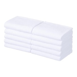 Face Towel, 100% Cotton, Thin, Instant Absorption, Quick Drying, 210 Monme, Set of 10, 13.4 x 31.5 inches (34 x 80 cm), White (Commercial Use, Towel Set, Plain, Beauty Salon Towel, Salon Towel, Colored Towel, Face Washing Towel, Facial Towel, Cotton, Dur