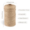 Handyman Crafts Natural Jute Twine Hemp Rope (1.5mm/2mm/3mm/6mm) Durable String