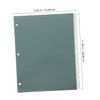 jojofuny A4 Tabbed Binder Dividers 3 Hole Plastic Organizer Sheets