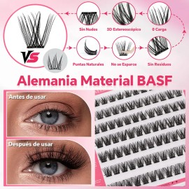 Gorgeous Olivia 88 Pestañas Postizas Kit Completo Rosa Chicle Black Onyx