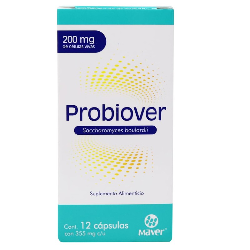 PROBIOVER - Suplemento Alimenticio - Próbióticos de Levadura - Frasco