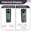 Infrared Beam Sensor, Infrared Barrier Alarm Photocells, Universal for Outdoor