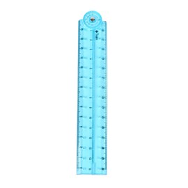 Transparent Folding Ruler, Straight Line Ruler, Math Drawing Ruler, Student Teacher Measuring Tool Measuring Length 0-30cm/0-12"