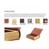 Book Box Set of 2 Celtic Knots Decorative Secret Stash