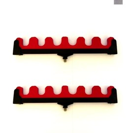 2 x FISHING POLE REST ROOSTS carp fishing tackle Safe Top section Storage RED