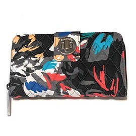 Vera Bradley Turnlock Wallet in Splash Floral