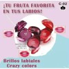 Brillo Labial De Frutas Aroma Sabor Color Hidratante Pack
