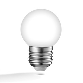 LED Light Bulb, 95Ra Daywhite Refrigerator Light Bulb G45 40W Equivalent, 5W 6000K E26 Waterproof Full Spectrum Lightbulbs Cool White Small Grow Light for Home, Bathroom, Vanity, Freezer, Plant