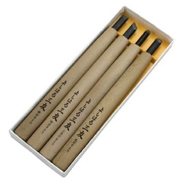 義春刃物 最高級 付鋼製 別製 よしはる三友 彫刻刀 紙箱入 4本組 Y-4