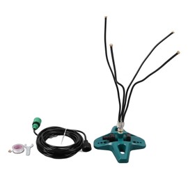 Topyond Standing Misting Cooling System, Portable Water Misters for Outside Patio, 26FT Misting System with 4 Brass Nozzles, Adjustable Riser Tube for Pool, BBQ, Garden, Outdoor Activities