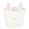 Storage Basket Rugged Lovely Small Bunny Attractive Decorative Home Furnishing