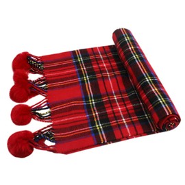 RARITYUS Teens Cashmere Winter Scarf Plaid Shawl Wrap Soft Warm Scarves for Boys Girls