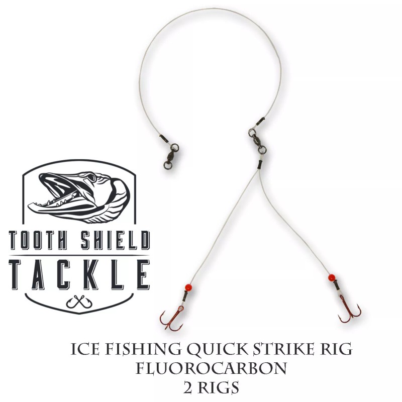 Tooth Shield Tackle Ice Fishing Quick Strike Rig Northern Tip