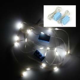 Pamvava Lights Cable LED Lighting Kit Building Blocks Set, Light Up Bricks Accessories DIY Decoration Toys, Compatible with Major Brands