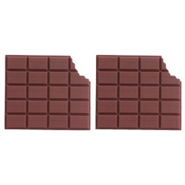 2PCS Chocolate Notebook Chocolate Scented Flavor Notepad Creative Reminder Note Pad Chocolate Shaped Notebook Memo Pads