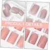 Baluue Elegant Nail Art Stickers Wearable False Nails Pieces for