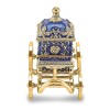 Luxury Giftware by Jere Bejeweled ROYAL BLUE Carriage w/Ring Pad