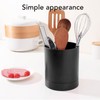 360° Rotating Black Utensil Holder Caddy,Kitchen Utensil Holder,Stainless Steel Kitchen