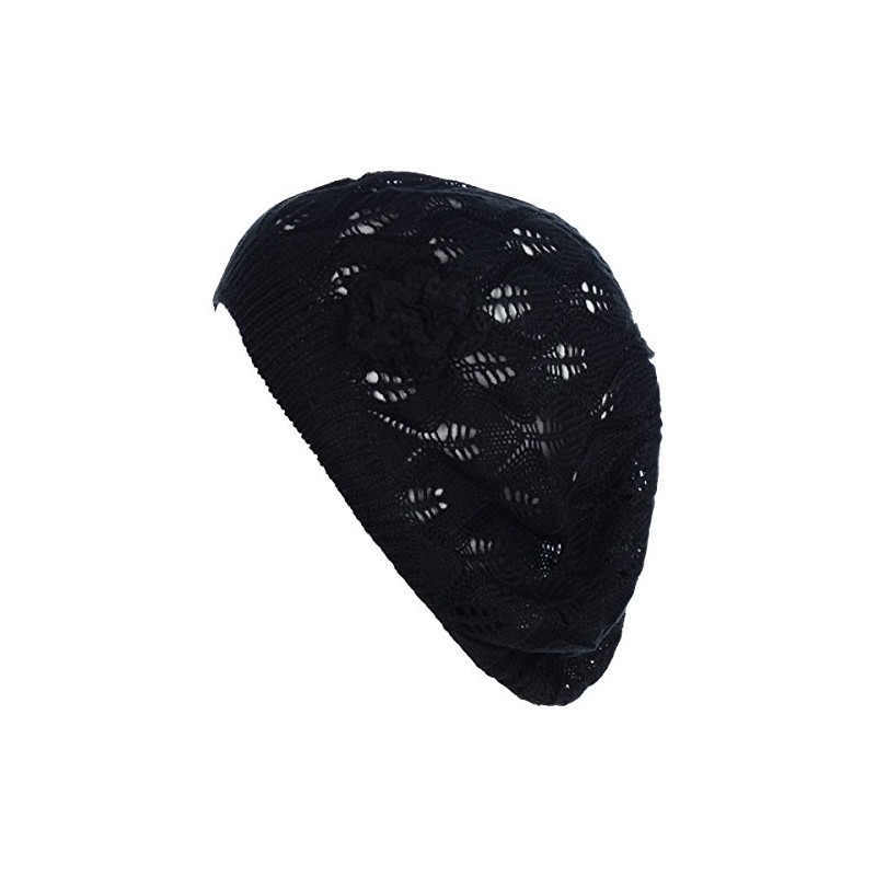 BYOS - Gorro de punto de ganchillo suave y ligero