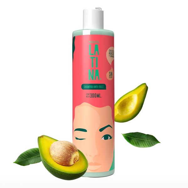 LATINA® | Shampoo Antifrizz - Sin Sulfatos y Parabenos -
