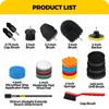 Holikme 22Pack Drill Brush Attachments Set, Scrub Pads & Sponge,