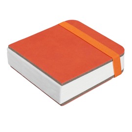 30 Sheets Watercolour Sketchbook, 8 x 8 cm Large Portable Small Watercolour Diary, 300 g/m² White Paper Watercolour Notebook for Painting, Sketching, Doodling, Writing (Orange)