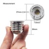 Medium To Candelabra Base Light Bulb Socket Adapter / E26