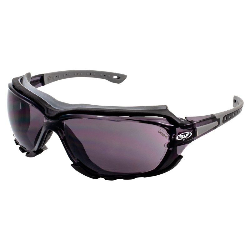 Global Vision Padded Motorcycle Sport Sunglasses Octane Gray smoke Lens