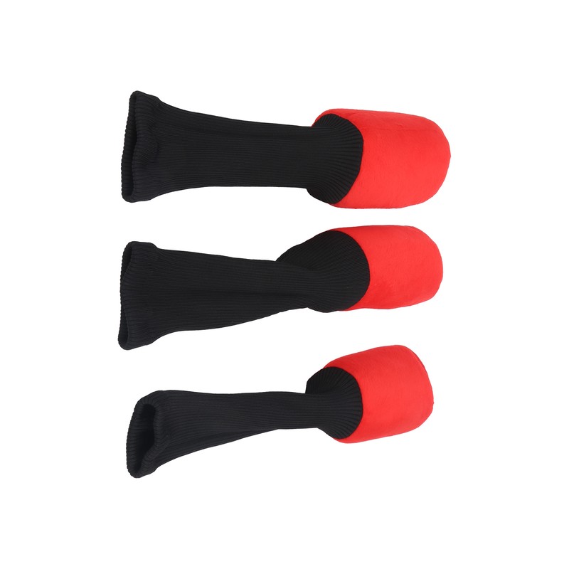3pcs Durable Head Golf Cover Headcover Clubs Cover Protector for