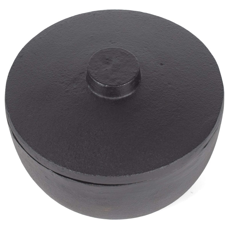 47th & Main Durable Black Cast Iron Bowl, Small, Pot