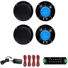 Herdio 4x4" 320W Ceiling Bluetooth Speakers 2 Way Flush Mount