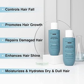  Hair Growth & Anti Hairfall Oil | Coconut, Almond, Olive & Castor Oil | For Dense, Strong & Smooth Hair | Deep Nourishment | Anti Frizz & Hair Strengthening | For Women & Men 150ml