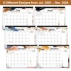 2025-2026 Desk Calendar - 18 Months Large Desk Calendar from